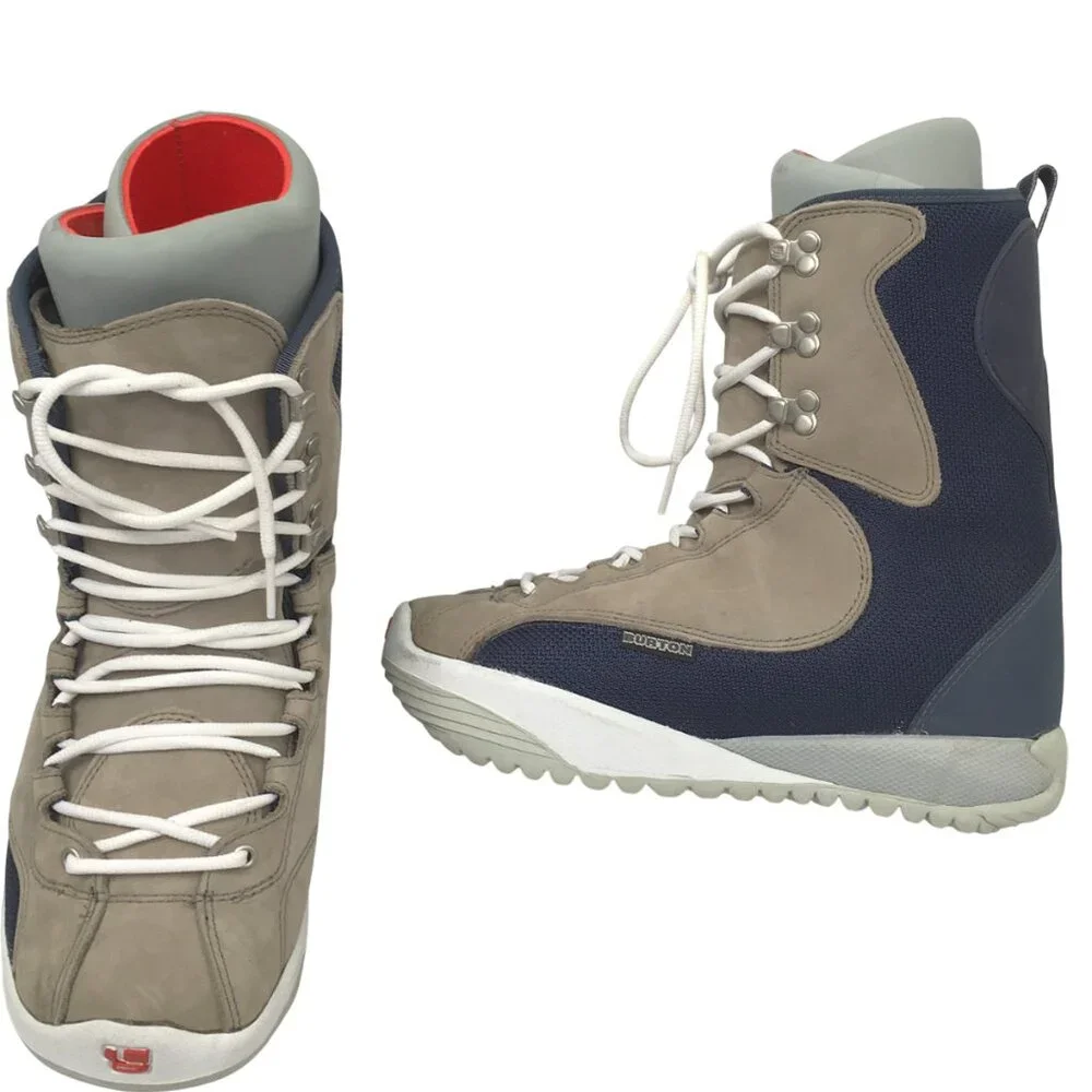 NEW Burton Ruler Snowboard Boots! US 8 Blue & Tan Traditional Lace